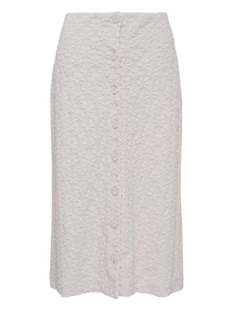 Jil Sander 3D-flower button skirt - Pink - zdjęcie produktu nr 1