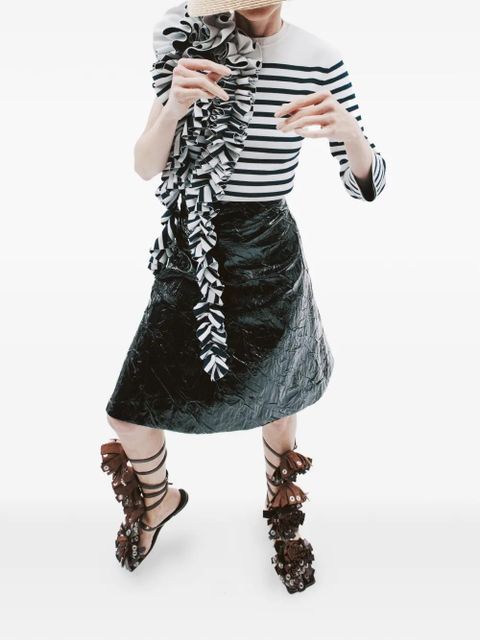 A.W.A.K.E. Mode A-line midi skirt - Black - zdjęcie produktu nr 2