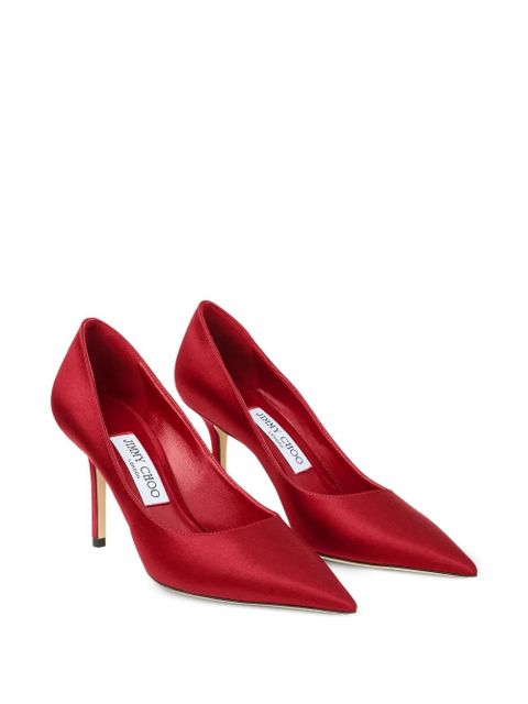 Jimmy Choo 85mm Love pointed-toe pumps - Red