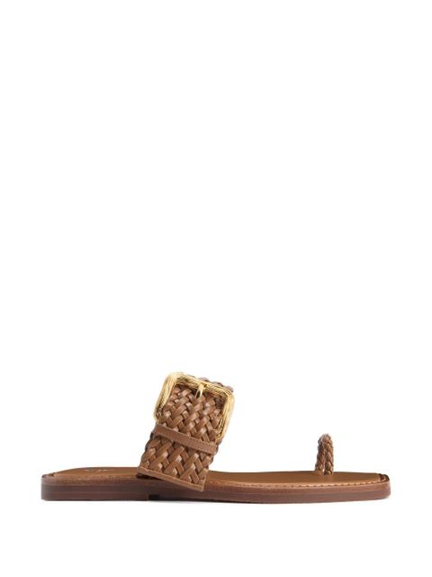 Giuseppe Zanotti Crista flat sandals - Brown - zdjęcie produktu nr 1