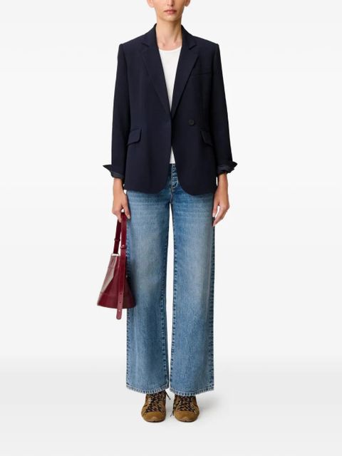 Claudie Pierlot button single-breasted blazer - Blue - zdjęcie produktu nr 2