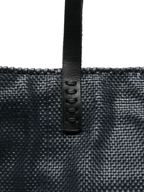 DRAGON DIFFUSION Check tote bag - Blue