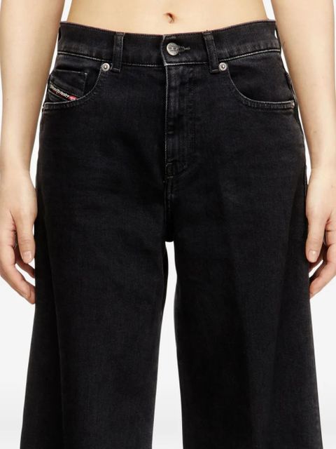 Diesel 1978 D-Akemi 09n89 cotton-blend jeans - Black