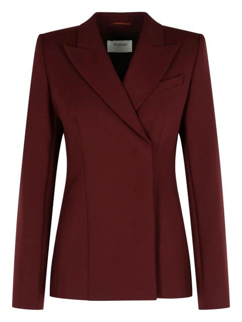 Sportmax peak-lapels blazer - Red - zdjęcie produktu nr 1