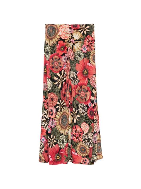 FARM Rio flowershop maxi skirt - Red - zdjęcie produktu nr 1