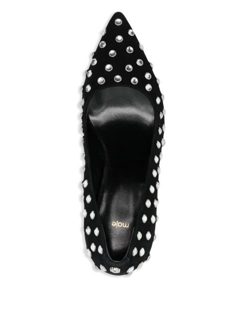 Maje 70mm rhinestoned pumps - Black