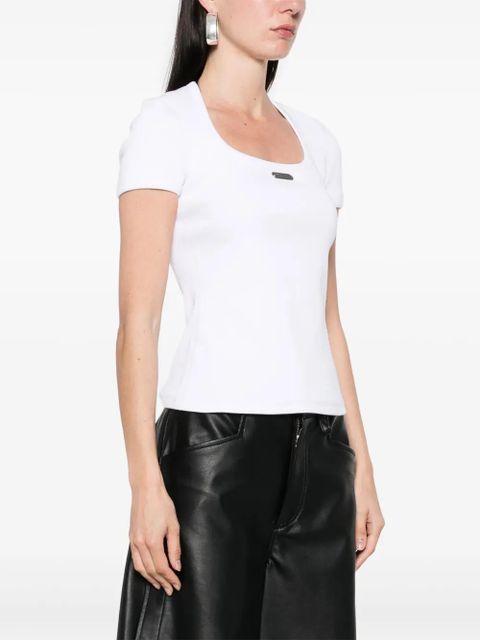 Alexander McQueen logo-plaque T-shirt - White - zdjęcie produktu nr 2