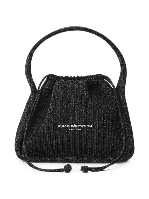Alexander Wang Reflective Knit Ryan Small Bag - Black - zdjęcie produktu nr 2