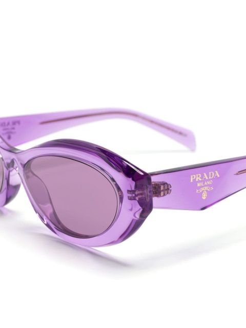 Prada Eyewear oval-frame sunglasses - Purple