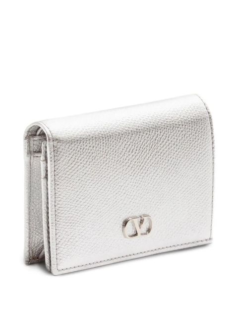 Valentino Garavani Vlogo Signature wallet - Silver
