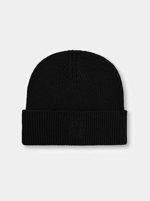 Hugo Blue czapka z dodatkiem wełny kolor czarny 50551505 - zdjęcie produktu nr 1