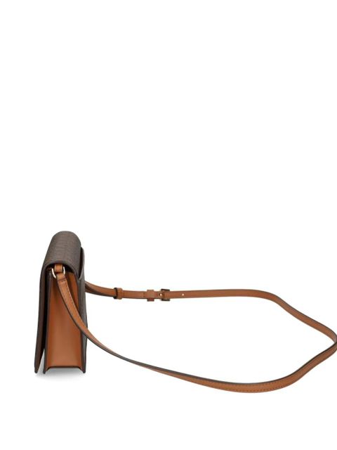 Michael Kors monogram-logo crossbody bag - Brown