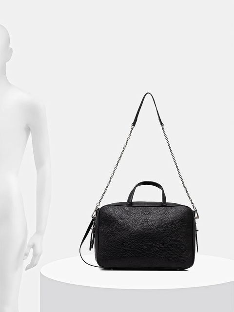 Weekend Max Mara torebka skórzana PALOS kolor czarny 2525516085600