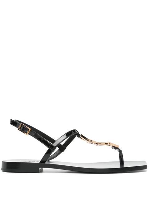 Versace V-chain sandals - Black - zdjęcie produktu nr 1