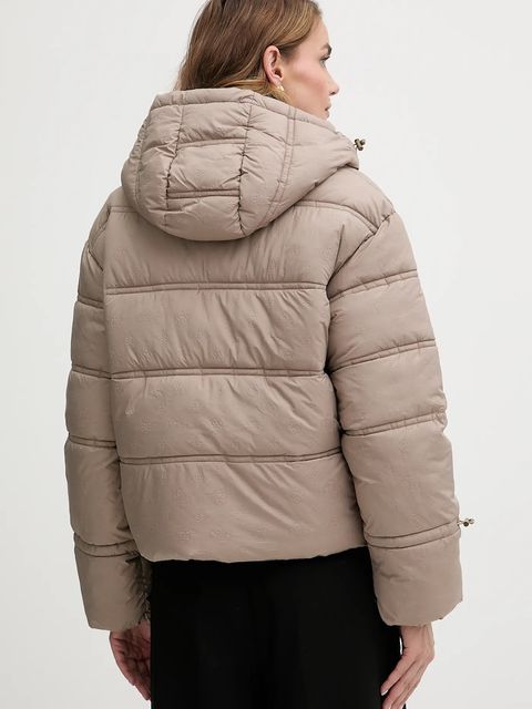 Guess kurtka NEW DAISY kolor beżowy zimowa W5BL43 W2902 - zdjęcie produktu nr 2