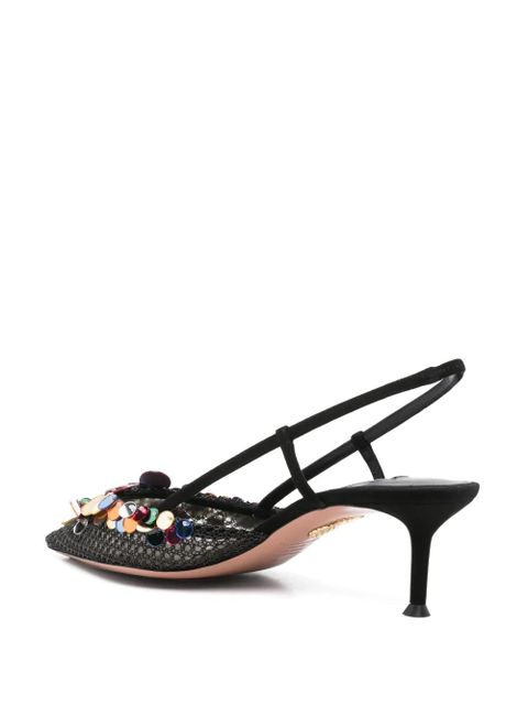 Aquazzura 50mm Can Can pumps - Black - zdjęcie produktu nr 2