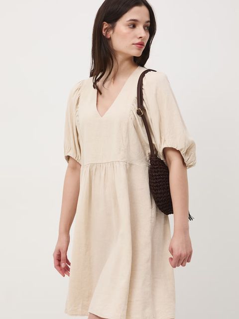 Medicine sukienka oversize z lnem - zdjęcie produktu nr 1