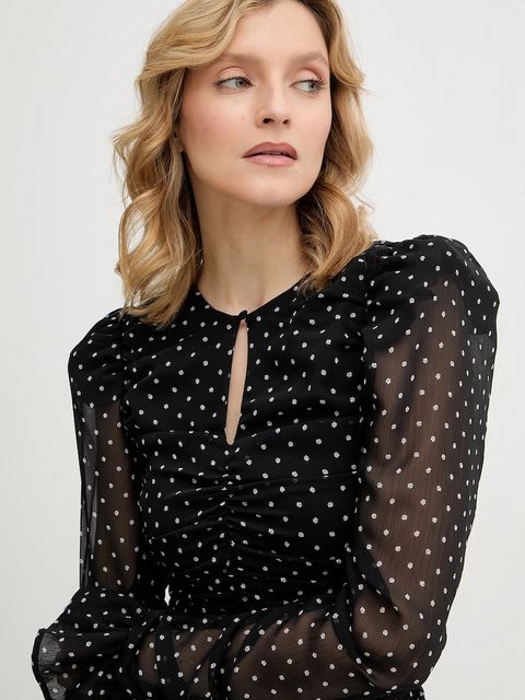 Rotate sukienka kolor czarny 115224000