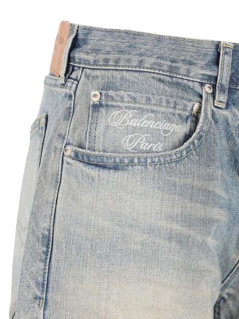 Balenciaga button-fastening jeans - Blue