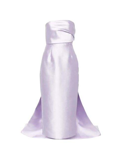 Solace London Kiki strapless midi dress - Purple - zdjęcie produktu nr 1