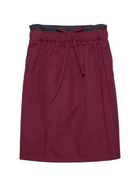 Prada poplin skirt - Red - zdjęcie produktu nr 1