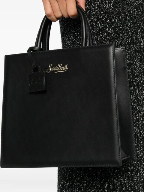 MC2 Saint Barth midi logo tote bag - Black