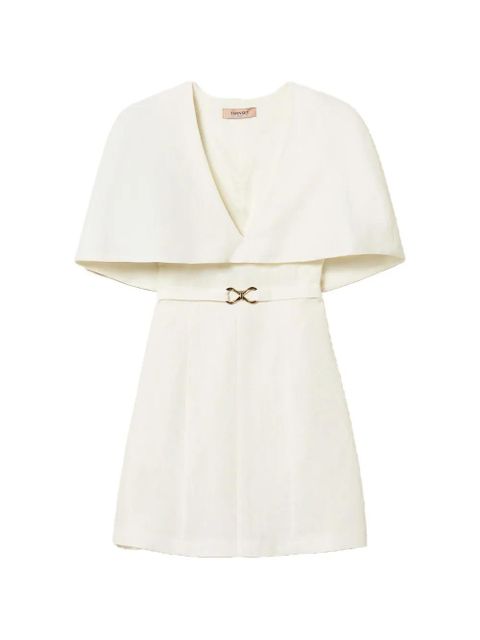 TWINSET cape belted mini dress - White - zdjęcie produktu nr 1