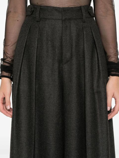 Saint Laurent pleated trousers - Grey