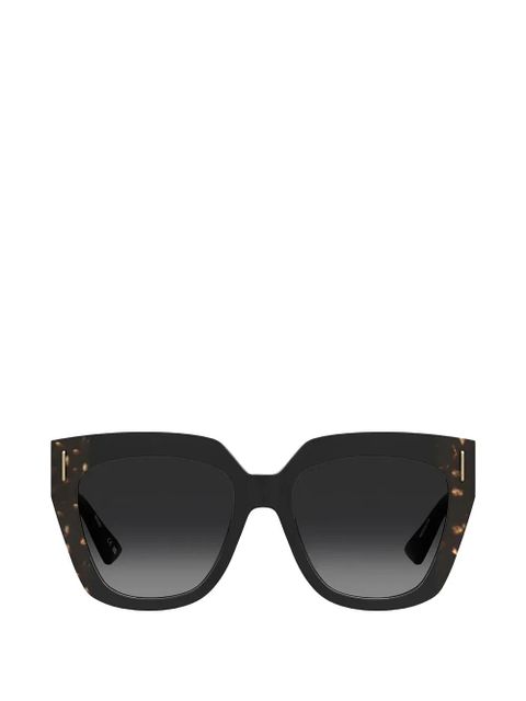 Moschino tortoiseshell-effect square-frame sunglasses - Black - zdjęcie produktu nr 1