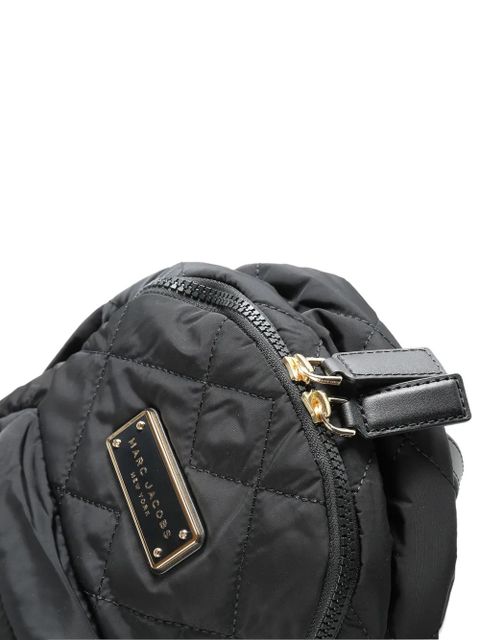 Marc Jacobs quilted zip backpack - Black