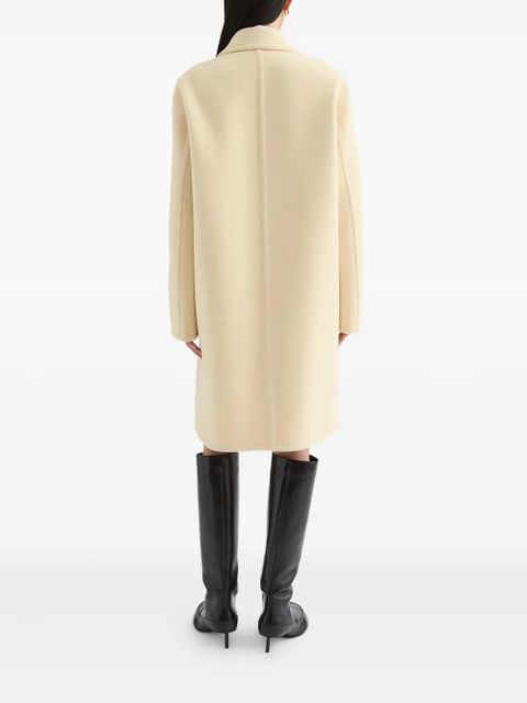 Jil Sander wool coat - White