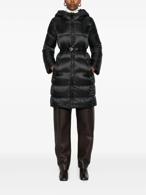 Max Mara hooded belted coat - Black - zdjęcie produktu nr 2