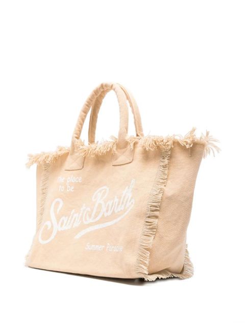MC2 Saint Barth Vanity frayed-edge tote bag - Neutrals - zdjęcie produktu nr 2