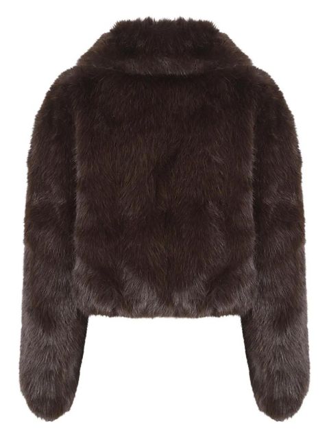 The Frankie Shop Hope faux fur jacket - Brown - zdjęcie produktu nr 2