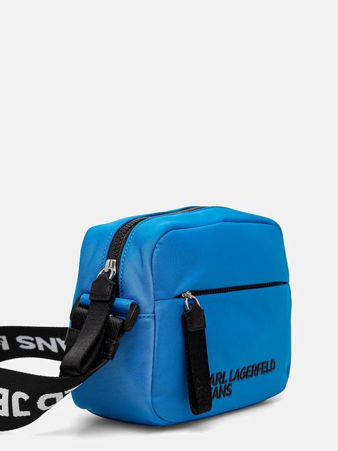 Karl Lagerfeld Jeans saszetka kolor niebieski A1W30232