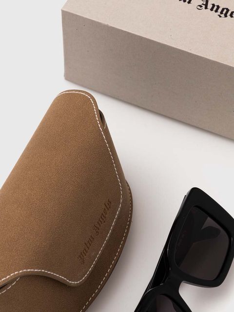 Palm Angels okulary przeciwsłoneczne kolor czarny PERI057_521007