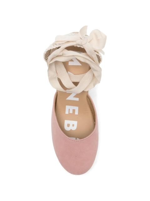 Manebi tie-fastening wedge espadrilles - Pink - zdjęcie produktu nr 2