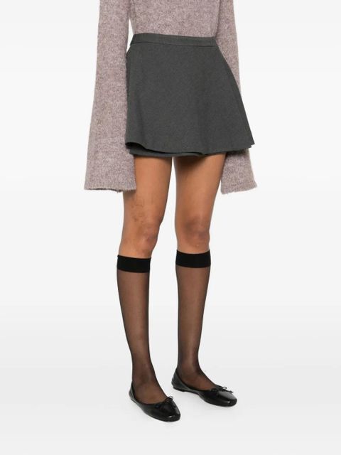 Eleh A-line cotton skirt - Grey - zdjęcie produktu nr 2