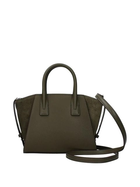 Michael Kors extra-small Avril suede-panelled tote bag - Green - zdjęcie produktu nr 2