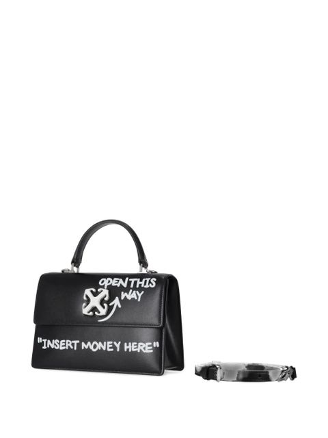 Off-White Jitney 1.4 top handle tote bag - Black