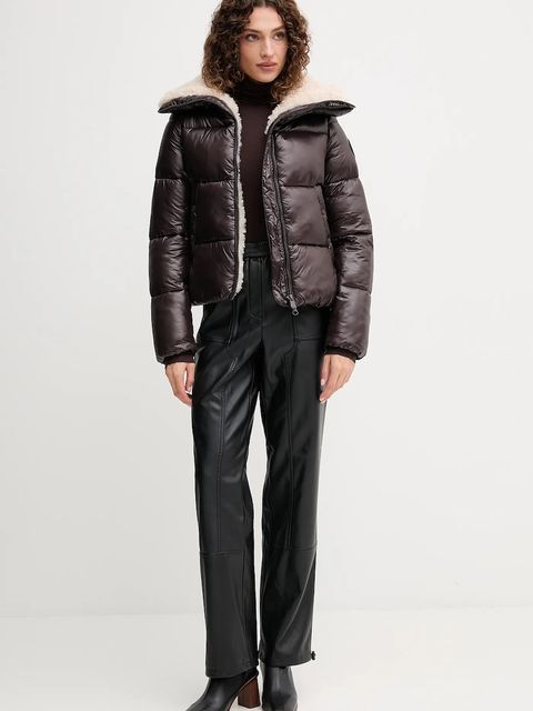 Marc Aurel spodnie damskie kolor czarny proste high waist 1909-2000-93332 - zdjęcie produktu nr 2