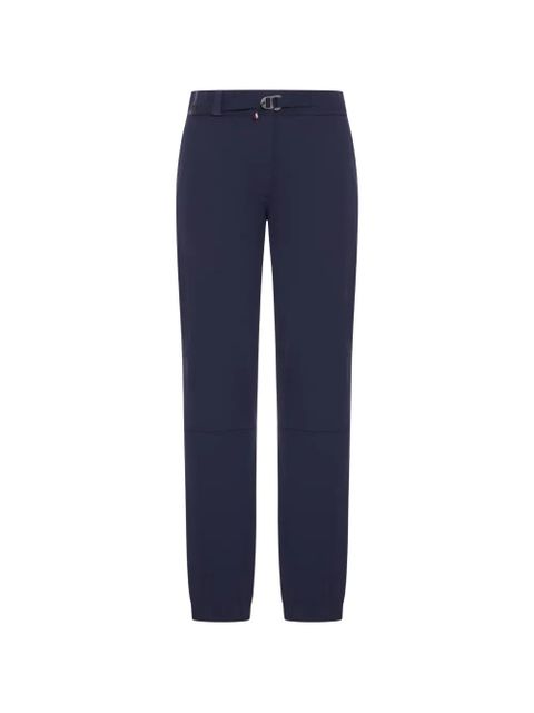 Moncler Grenoble belted straight trousers - Blue - zdjęcie produktu nr 1