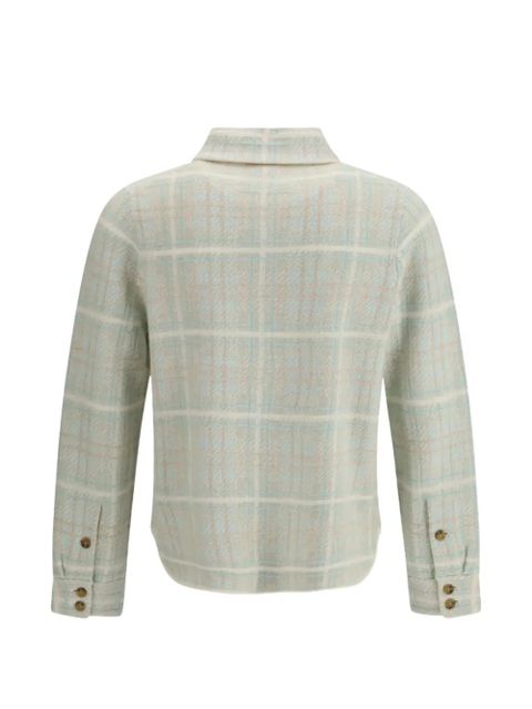 Guest In Residence buttoned checked shirt - Neutrals - zdjęcie produktu nr 2