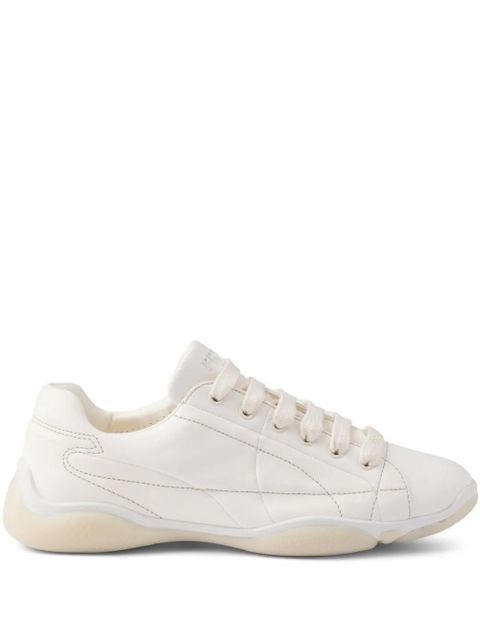 Prada leather sneakers - Neutrals - zdjęcie produktu nr 1