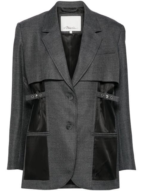 3.1 Phillip Lim button fastening blazer - Grey - zdjęcie produktu nr 1
