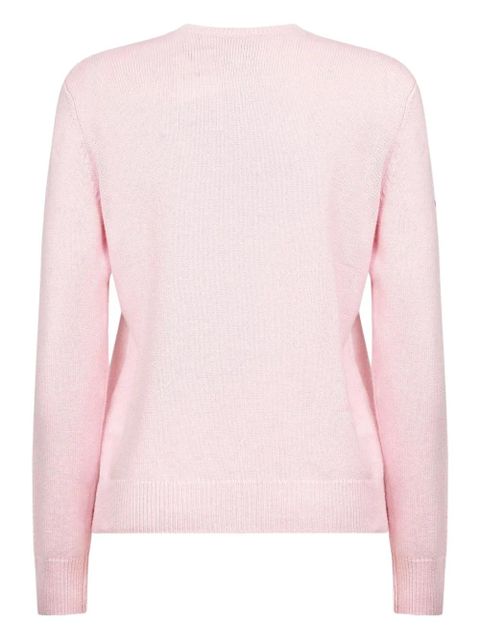 MC2 Saint Barth teddy-detail crew-neck sweater - Pink - zdjęcie produktu nr 2
