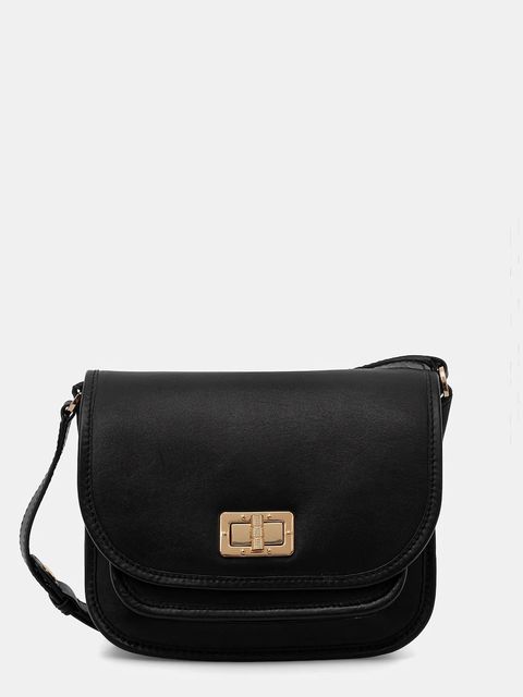 Geox torebka skórzana FLAVRIE kolor czarny D46Z4A 00043 - zdjęcie produktu nr 1