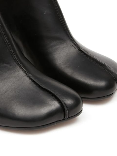 MM6 Maison Margiela 70mm leather mules - Black