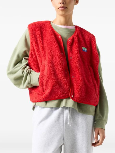 American Vintage sleeveless buttoned waistcoat - Red