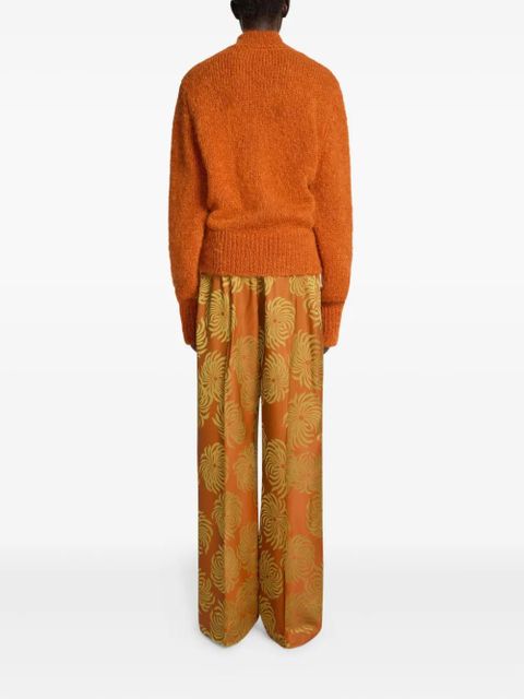 DRIES VAN NOTEN roll-neck sweater - Orange